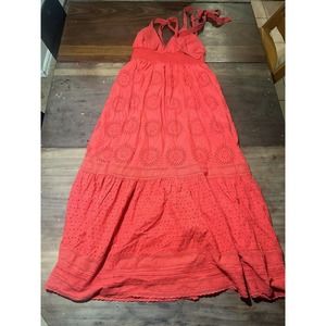Alice + Olivia Dress Size 14 Red cut out NWT